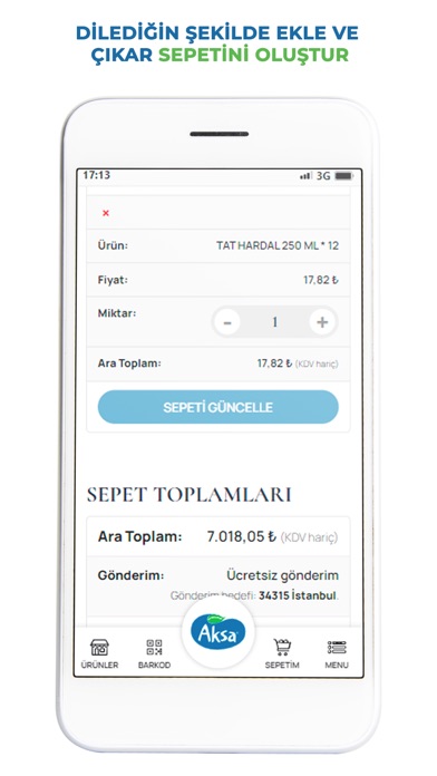 Aksa Gıda Screenshot