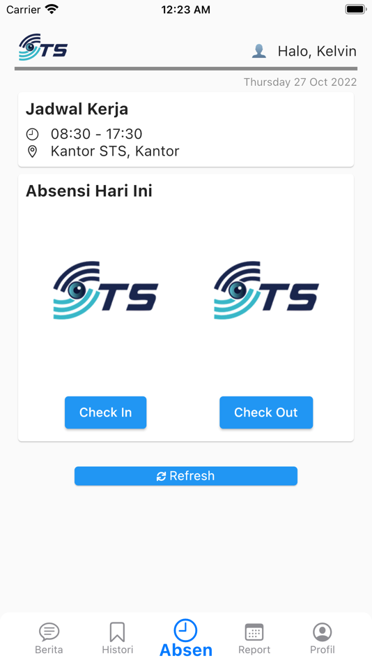 #3. Absenin STS (iOS) 由: Kelvin Setiawan