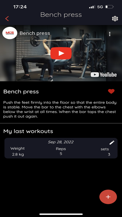 My Gym Support Screenshot