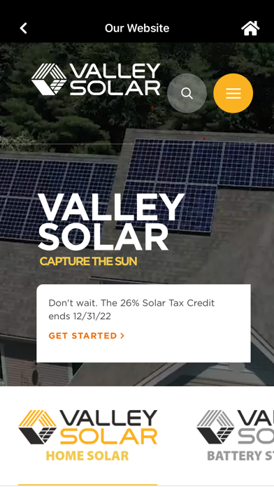Valley Solar Screenshot
