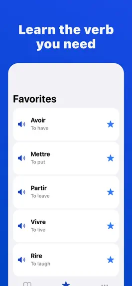 Game screenshot Learn French Verbs Conjugation apk