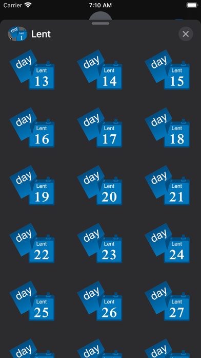 days of Lent Screenshot