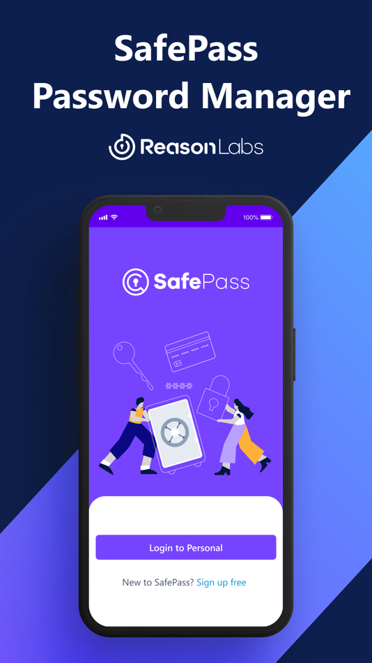 #1. SafePass Password Manager (macOS) Podle: Reason Cybersecurity Ltd.
