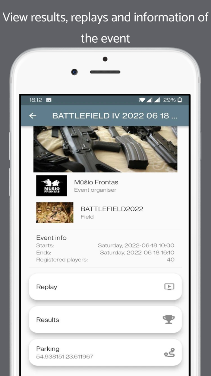Airsoft Run - Events with GPS