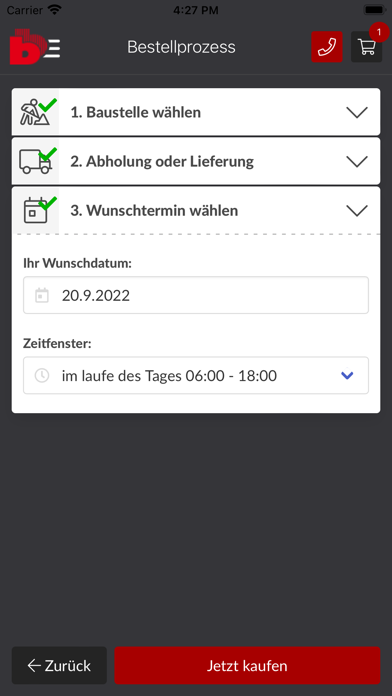 Baustoff Brandes Screenshot