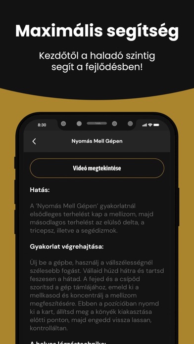 I-Trainer: Személyi Edző App Screenshot
