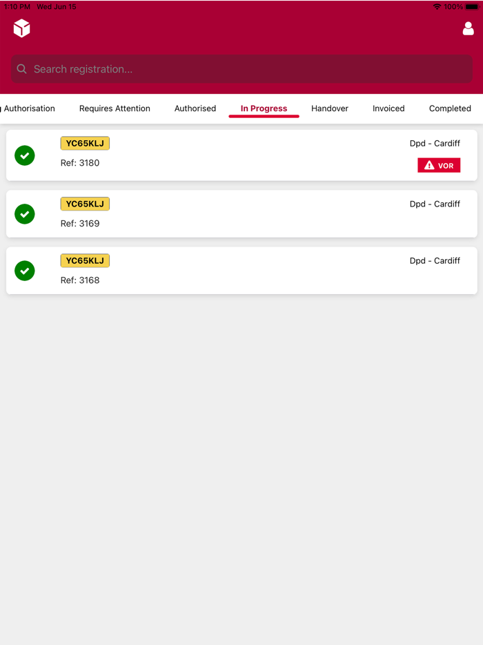 Helios Repairer App - DPD