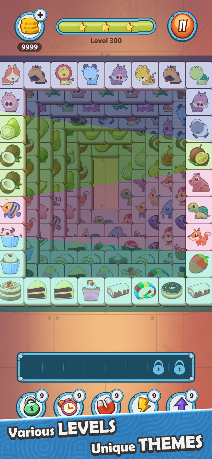 Tile Match Animal Link Puzzle