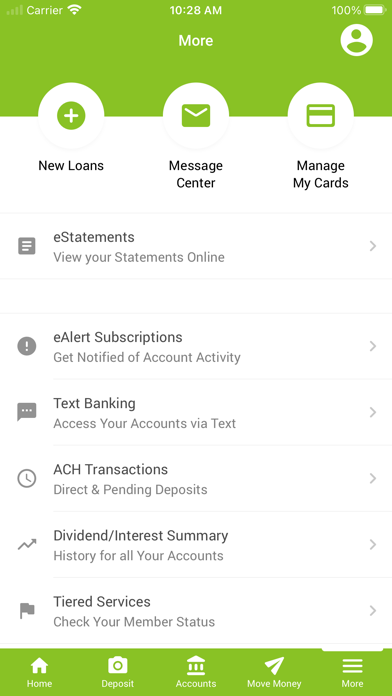 MUNA Federal Credit Union Screenshot