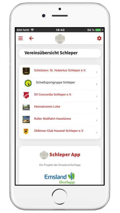 Schleper App Screenshot