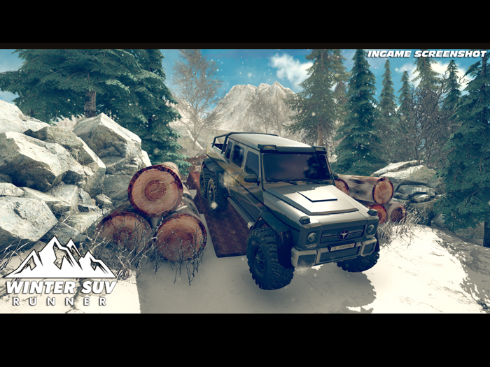 Winter SUV Mountains Runner