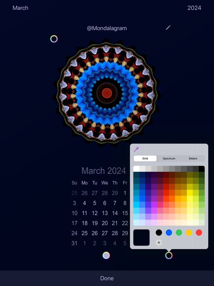 Mandala Calendar