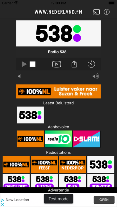 Nederland.FM Radio Screenshot