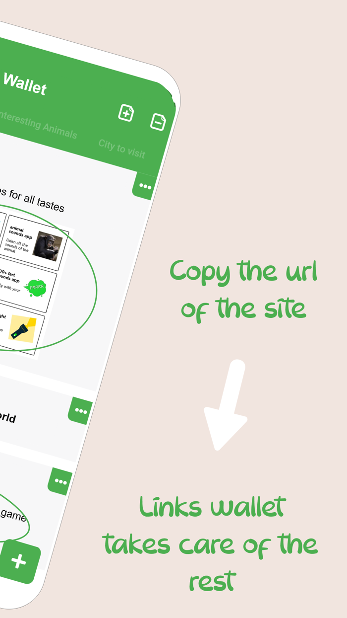 Links Wallet Save your links