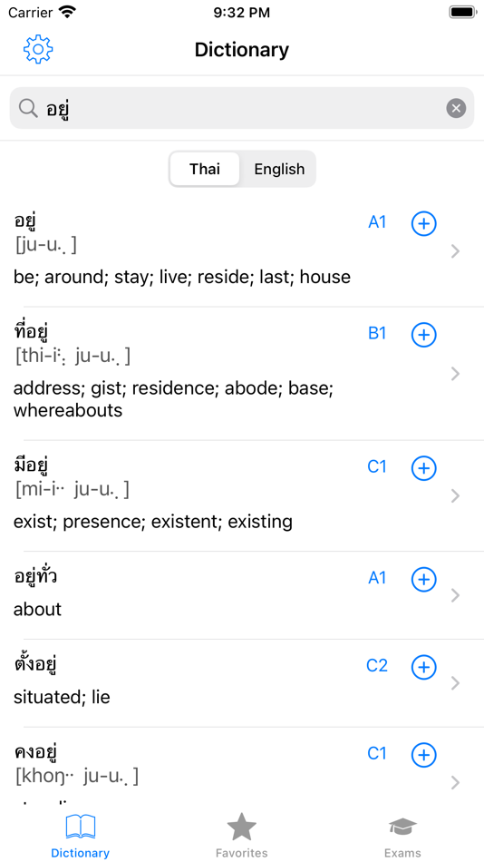 #1. Thai Dictionary IQ:learn words (iOS) 由: Iaroslav Mironov