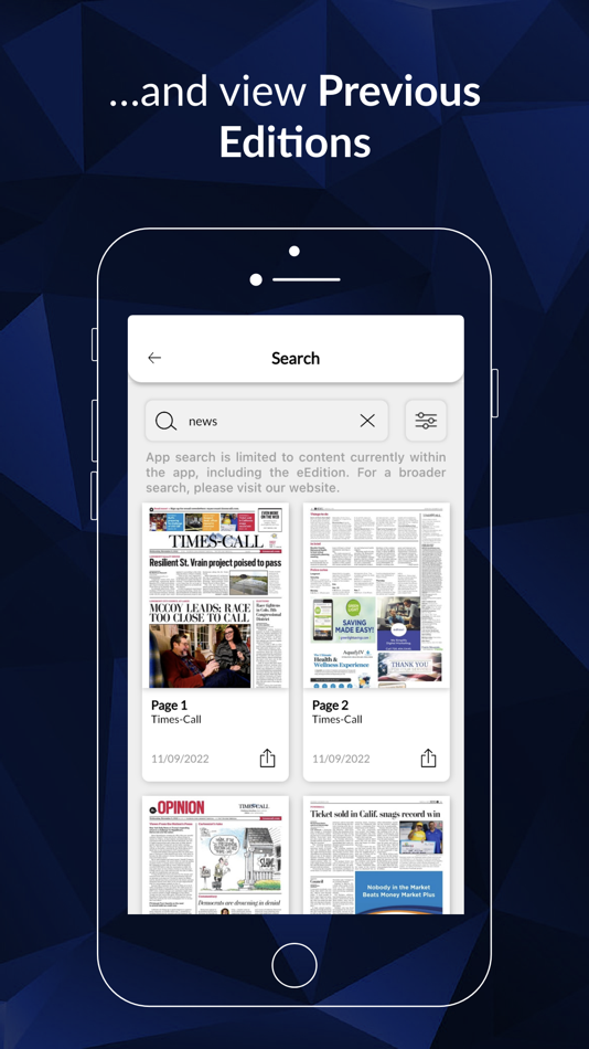 #5. Longmont Times Call e-Edition (iOS) 由: Prairie Mountain Publishing