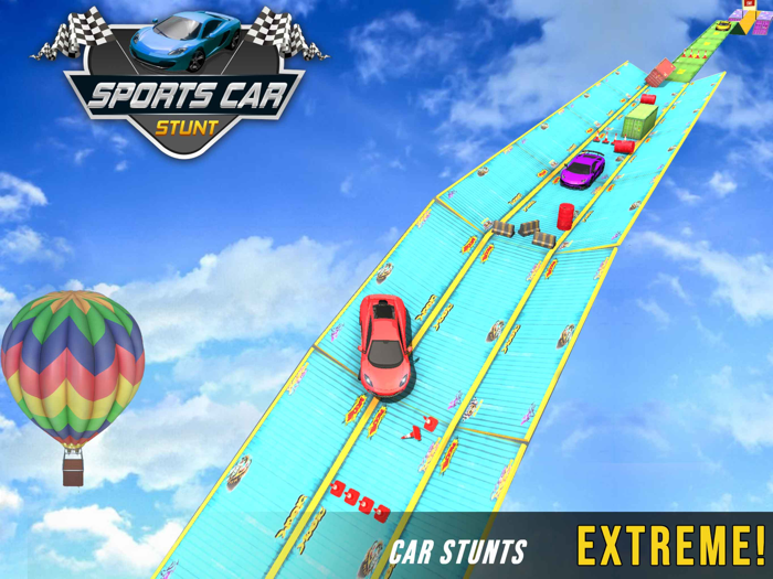 Crazy Sports Car Stunt Racing