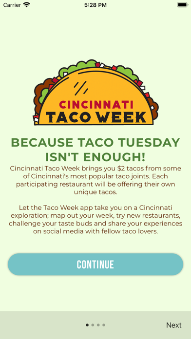 Cincinnati Taco Week Screenshot