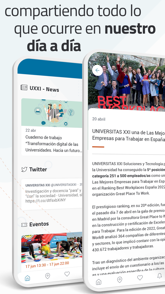 #3. App oficial de Universitas XXI (iOS) By: universitasxxi