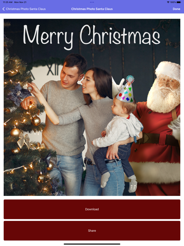 Christmas Photo Santa Claus