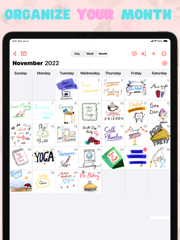 Calendar Notes - Pencil it in!のおすすめ画像3