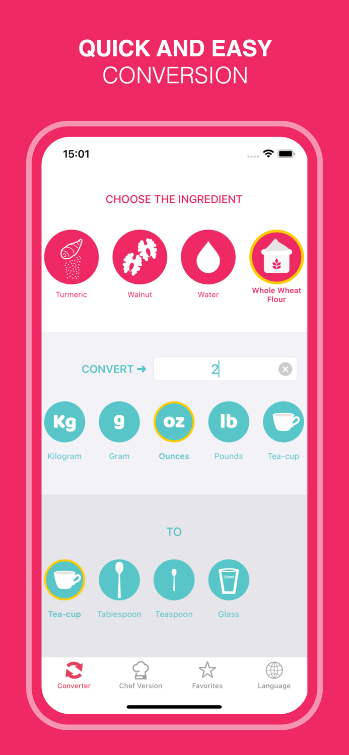 KitCon - Culinary converter
