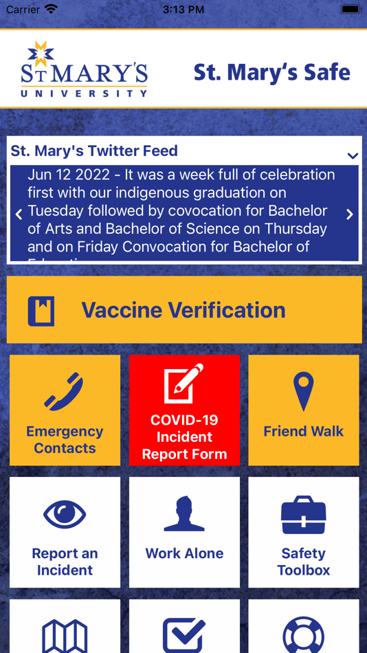 #1. St. Mary's Safe (iOS) By: St. Mary's University Calgary