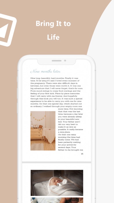 Baby Diaries - Book Journal Screenshot