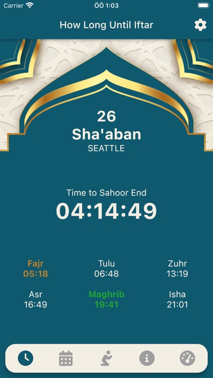 Ramadan 2024 - Prayer Times