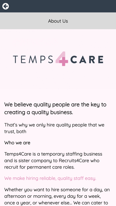 Temps4Care Screenshot
