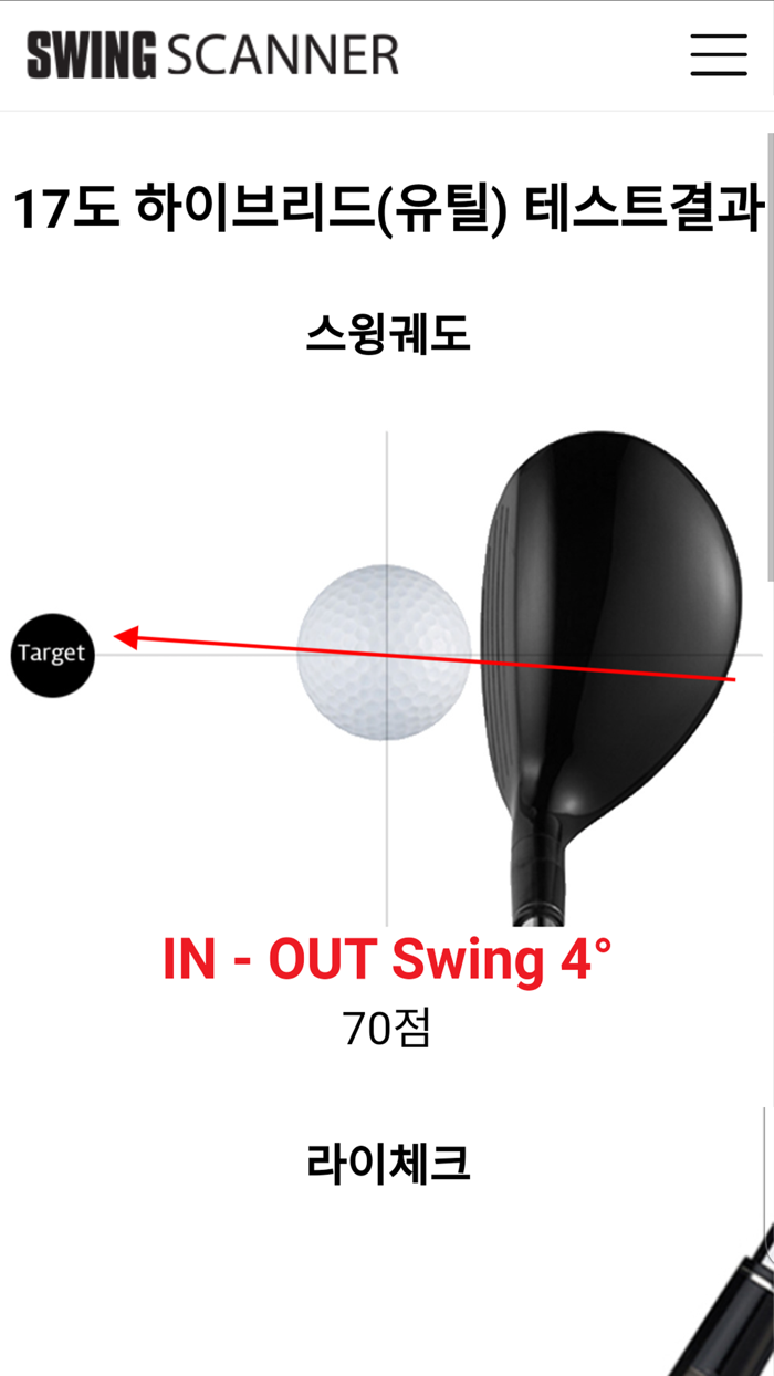 스윙스캐너-골프스윙 자가분석키트레슨and피팅