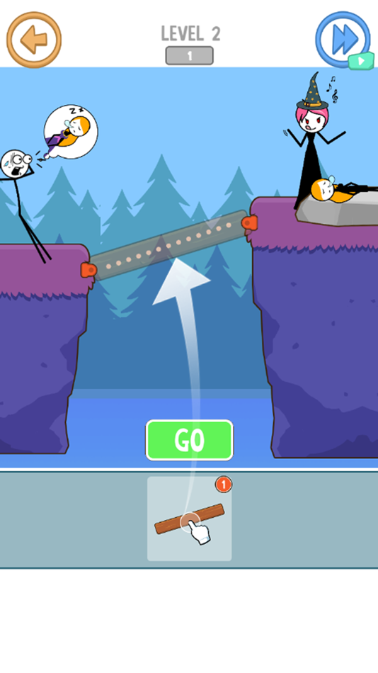 #2. Bridge Puzzle: build a bridge (iOS) By: Mai Chan