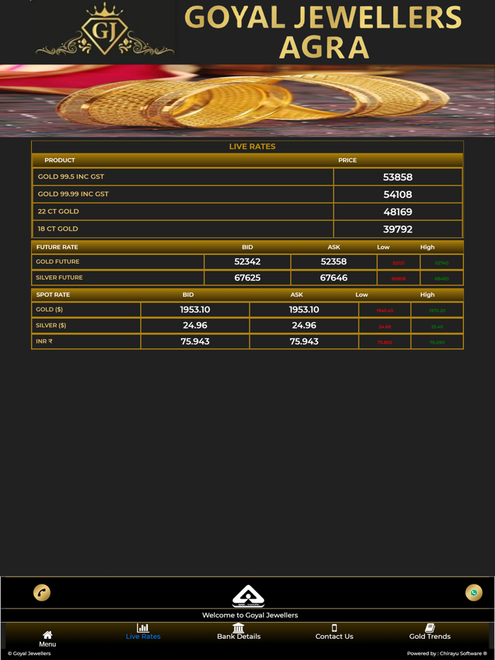 Goyal Jewellers Live -Agra