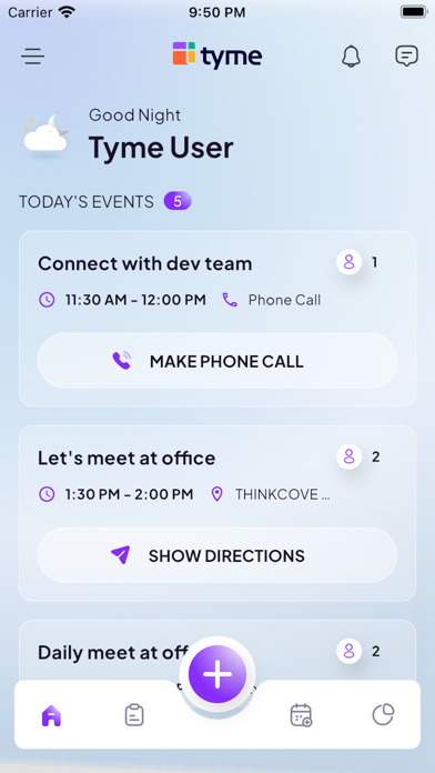 Tymeapp Screenshot