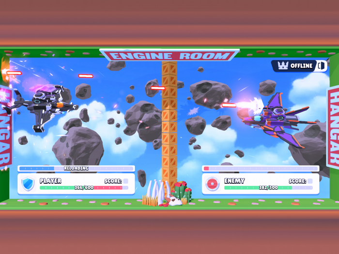 Spaceship 1 vs 1 Online