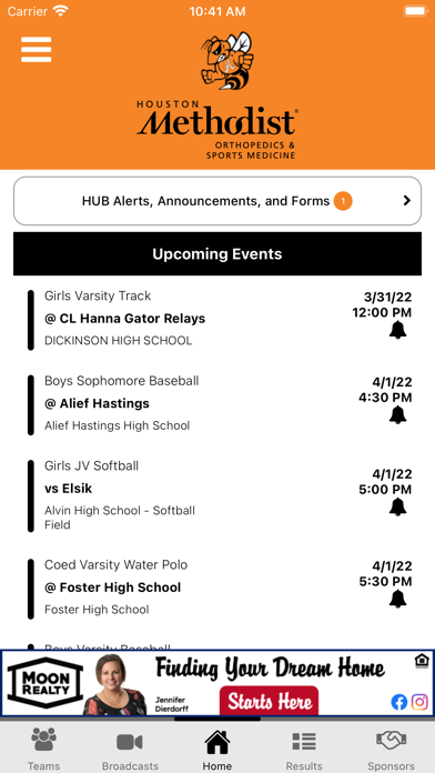 Alvin ISD Athletics Screenshot