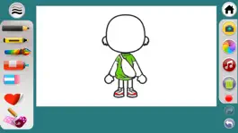 Game screenshot Glitter Toca Outfits Coloring apk