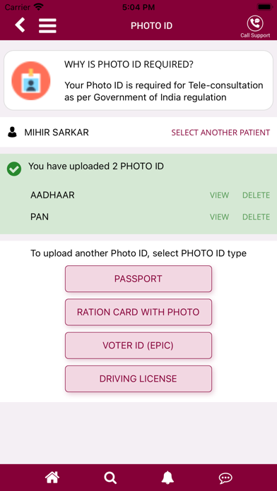 MAMATA Healthcare Screenshot