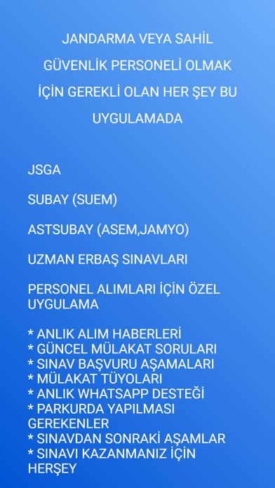 Jandarma Sınavları PRO Screenshot