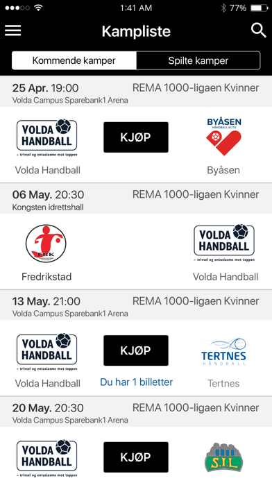 Volda handball Screenshot