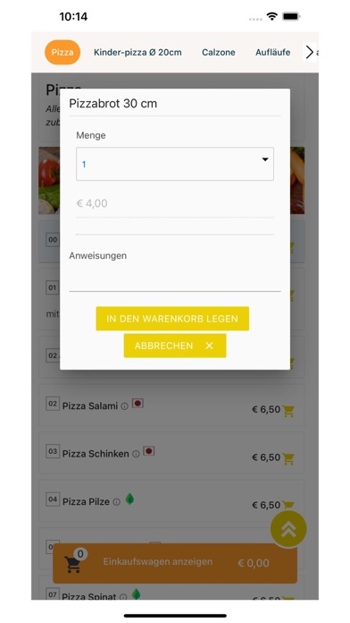 Pizza King Naum Burg Screenshot