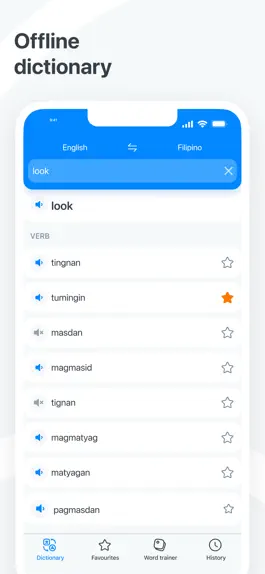 Game screenshot Filipino−English dictionary mod apk