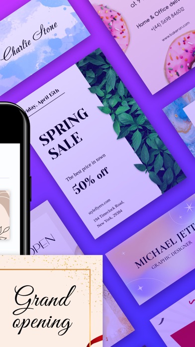 Business Cards & Flyers Maker Screenshot