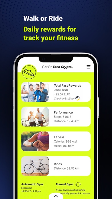 Step® Get Fit. Earn Crypto. Screenshot