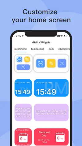 Game screenshot Vitality Widge-countdown apk