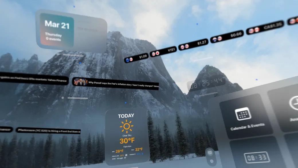 WWidgets screenshot 1
