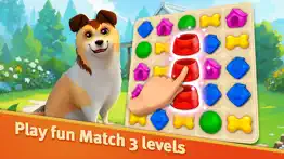 doggie dog world: pet match 3 iphone screenshot 2