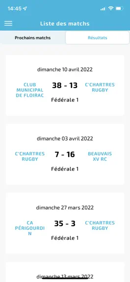 Game screenshot C' Chartres Rugby hack
