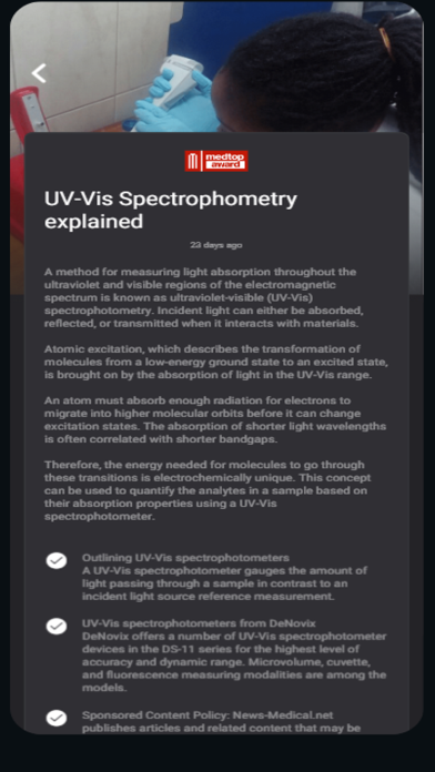 MedTop Spotlight Screenshot