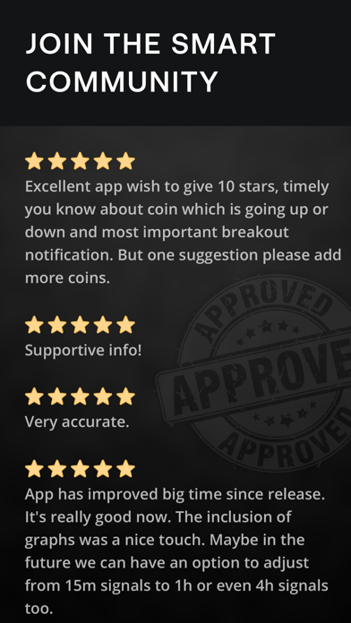 Coin Push Crypto Alerts Screenshot